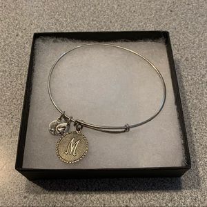 Alex and Ani M Initial Bracelet